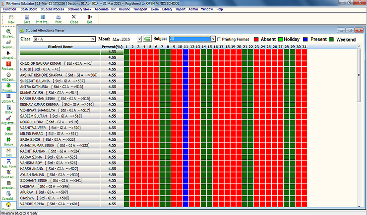 Attendence-Viewer