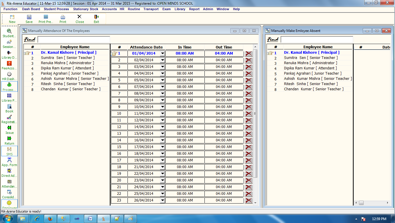 Attendance